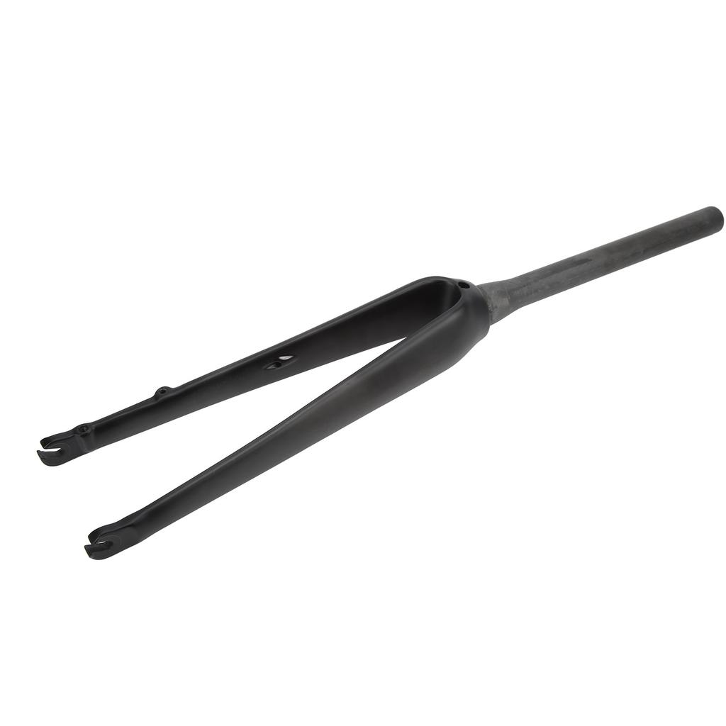 Bike Rigid Front Fork Full Carbon Fiber Road Bike Fork Quick Release Type UD Pattern Top Taper Pipe for Disc BrakeUD