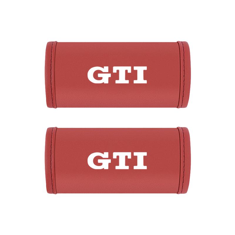 2Pc Car Anti Slip Pull Glove Car Interior Leather Handle Protector Cover For Volkswagen VW Golf T5 ID3 T-ROC Atlas T-Cross Jetta Zh2