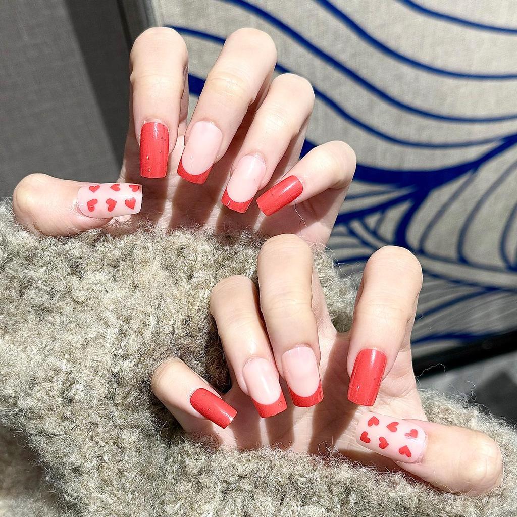 Abnehmbare Nagelkunst-Sticker im europäischen und amerikanischen Stil - Einfache, tragbare künstliche Nägel