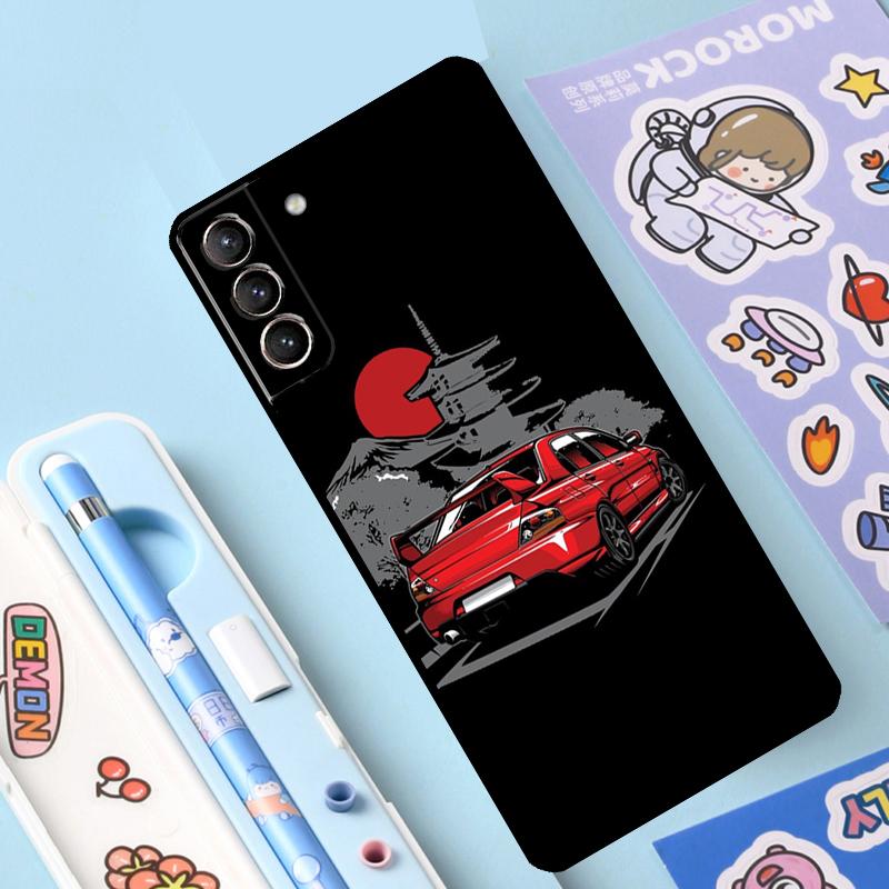 Coque JDM Car Evo Pour Samsung Galaxy S23 S21 FE S20 FE S22 Plus Note 20 Ultra Note 10 S8 S9 S10 Plus