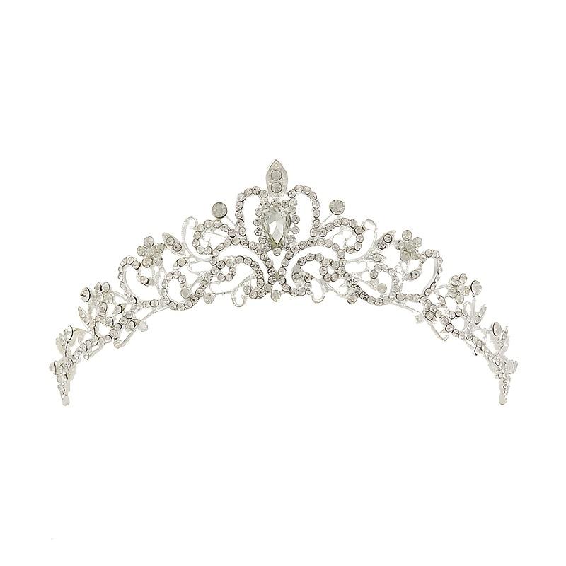 Wedding Hair Tiara Crystal Bridal Tiara Crown with Comb Rhinestone Prom Diadem Tiaras and Crowns Bridal Wedding Hair Accessories