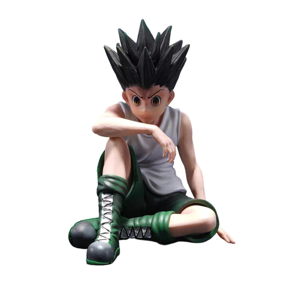 Anime Hunter x Hunter Figures Sitting Posture Xiaojie PVC Model Desktop Collection Ornaments Kids Gift
