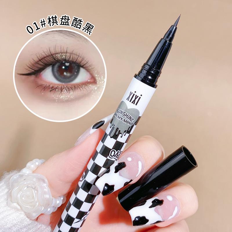 xixi American Retro Smudge-Proof Eyeliner Pen, Long-Lasting, Fine Tip, Beginner-Friendly, for Under Eyes & Lower Lash Line.