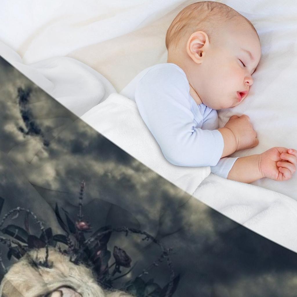 Red Widow Throw Blanket Flannel Fabric Blankets Sofas Of Decoration Plush Hairy Blankets