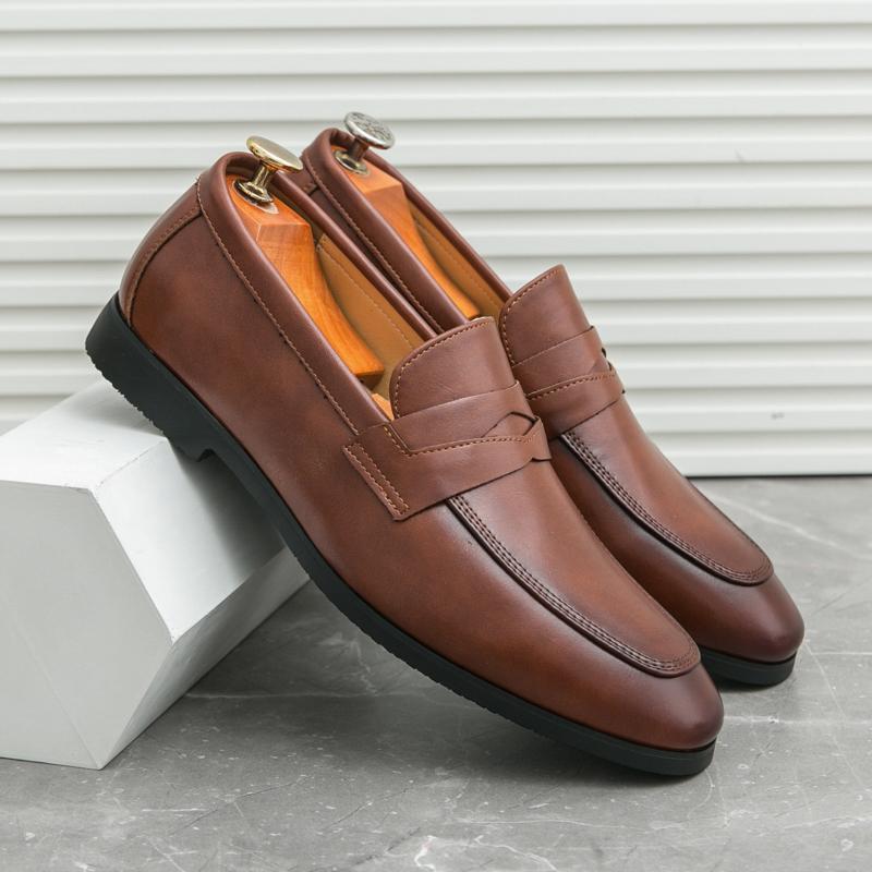 Fashion Decoration Driving Shoes Men lace up oxfords Casual Business Formal Dress Dress men Footwear Zapatos Hombre