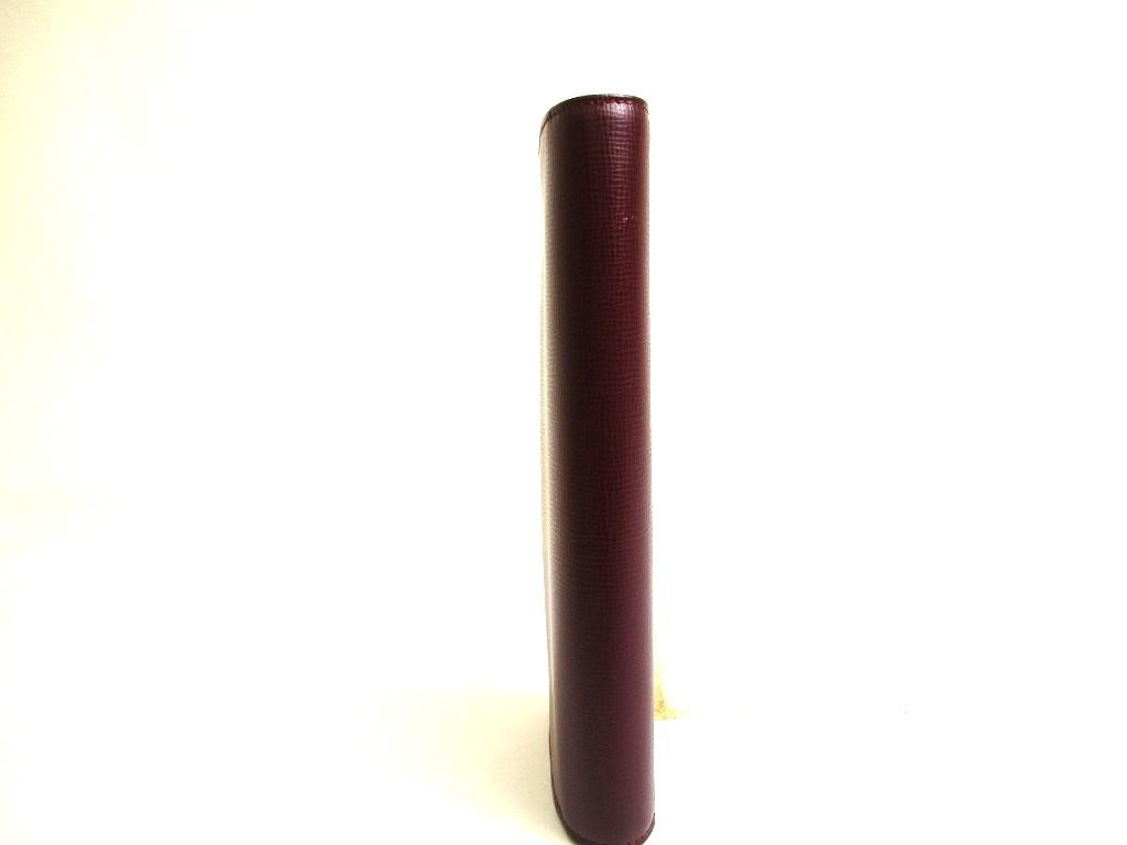 Authentic Cartier Must de Cartier Bordeaux Leather Bifold Long Wallet #a754  Refurbished