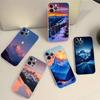 Beautiful Sunset Snow Mountain Phone Case For IPhone 17 16 15 14 13 11 12 Pro Max 16 Plus Transparent