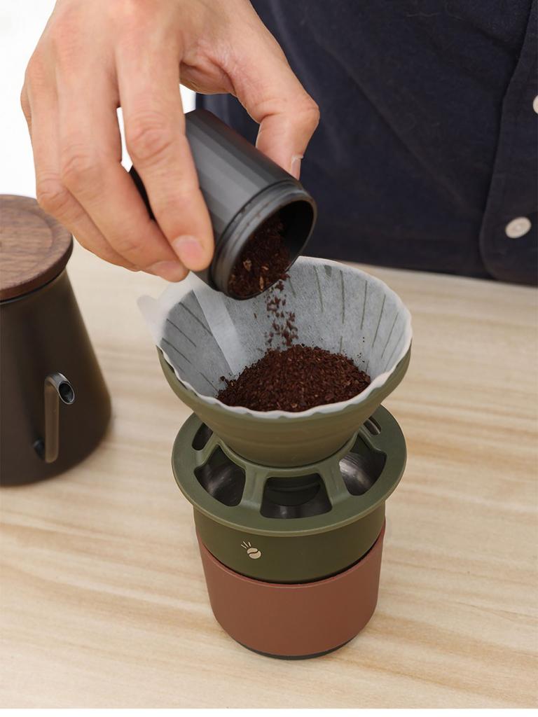 Collapsible Coffee Filter Portable Silicone Drip Coffee Tea Holder Funnel Basket Reusable Tea Pot Cake Cup Coffee Filter Dripper