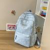 Schoolbag Schoolbag 1011 New Korean Version High Value Large Capacity Backpack Junior High School High School Travel Polka Dot Backpack