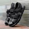 Fashion Fashion Mens Genuine Leather Summer Flats Non Slip Outdoor Male Sandals Water Walking Hiking Trekking Shoes Casual Beach Shoes