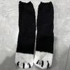 Female Autumn and Winter Lovely Cat PAWS Thickened Warm Floor Sleeping Socks