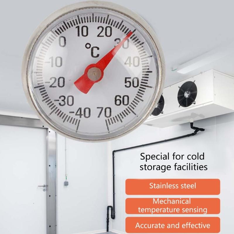 Stainless Steel Probe Digital Temperature Gauge High Accuracy ±2℃ For Cold Chain Monitoring Food and Medicine Storage