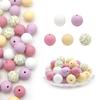 Bracelets Beads Silicone Material Colorful Loose Bead Jewelry Making Supplies
