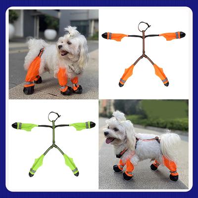 Pet Dog Boot Leggings Suspender Non-Slip Waterproof Leggings For Paw Protection Dirty-Proof Dog Outdoor Walking Supplies