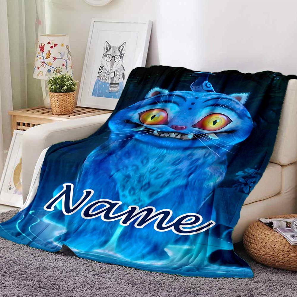 Customizable KPop Demon Hunters19 Throw Blanket – Personalized Name, All-Season Cozy Snug Blanket, Machine Washable, Personalized Blanket