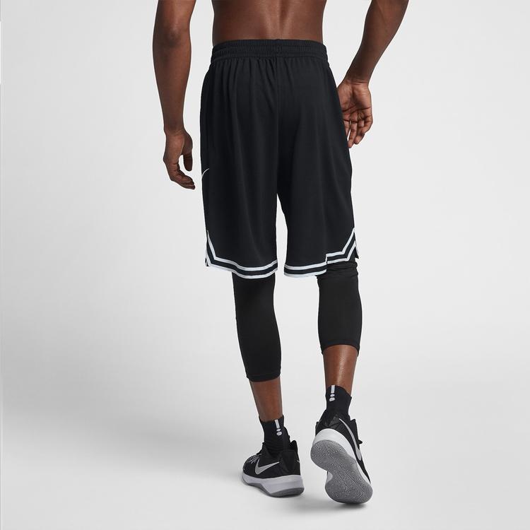 Nike Dry Dna Shorts With Elastic Drawstring Waist Men Bottoms Black 925820-010