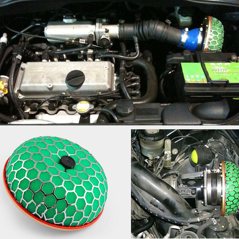 Intake Cars Universal Filter Washable Sponge Aluminum Improved Construction