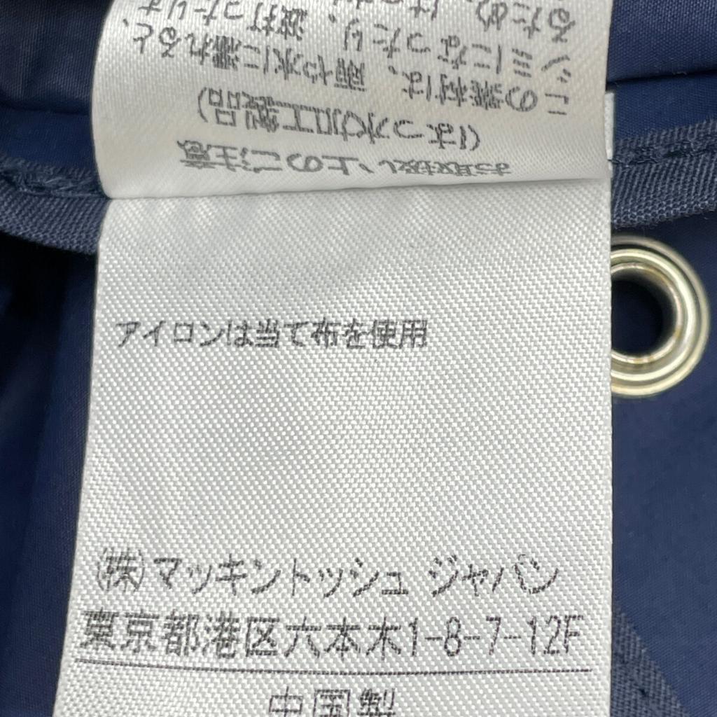 TRADITIONAL WEATHERWEAR Navy Selvedge Hooded Soutien Collar Coat coat 40 NavyUsed