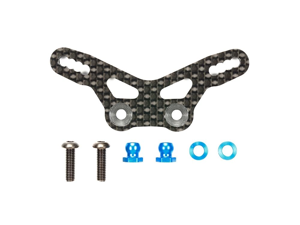 

Tamiya Options 1762 1761 CONCEPT Carbon Damper Stay RC Parts 54762 Hop-Up No. OP. M-07 (Rear) чорний