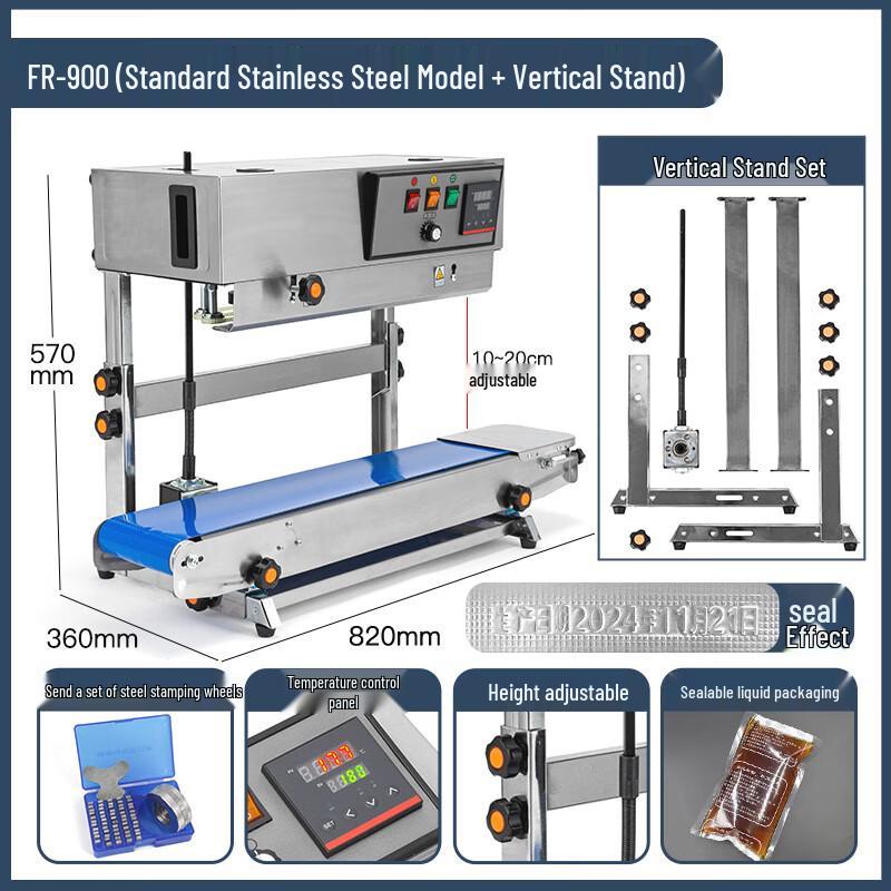 Wenchuang FR-900 Вертикальная автоматическая машина для непрерывной запайки, штекер CN (адаптер в комплекте)