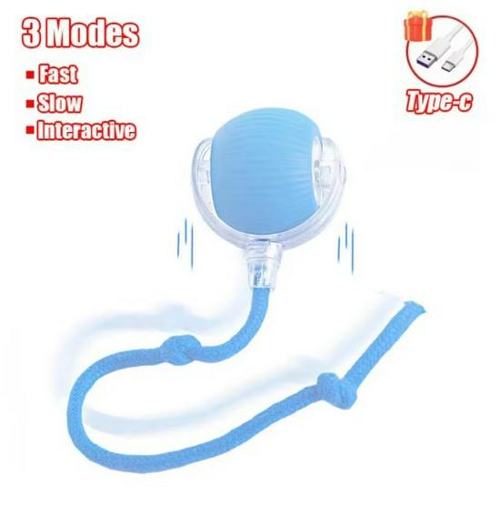 Smart Rolling Bite-Resistant Cat Toy Ball for Self-Entertainment & Decompression
