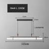 Minimalist Dining room Study Room Office Desk lighting Coffee Table Kitchen island Long Strip LED Ceiling Pendant Lamp