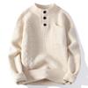 New Japanese Retro Sweater Men's Autumn and Winter Knitted Sweater Men's Inner Bottoming Sweater Pullover Sweater