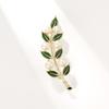 Bo Xin Yun Elegant Pearl Leaf Brooch - Korean Style Accessory Pin