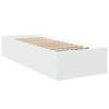 VidaXL Bed Frames White 90x190 Cm Engineered Wood, Bedroom Furniture, Slatted Base, Panel Bed, Bed, Bed 3281063