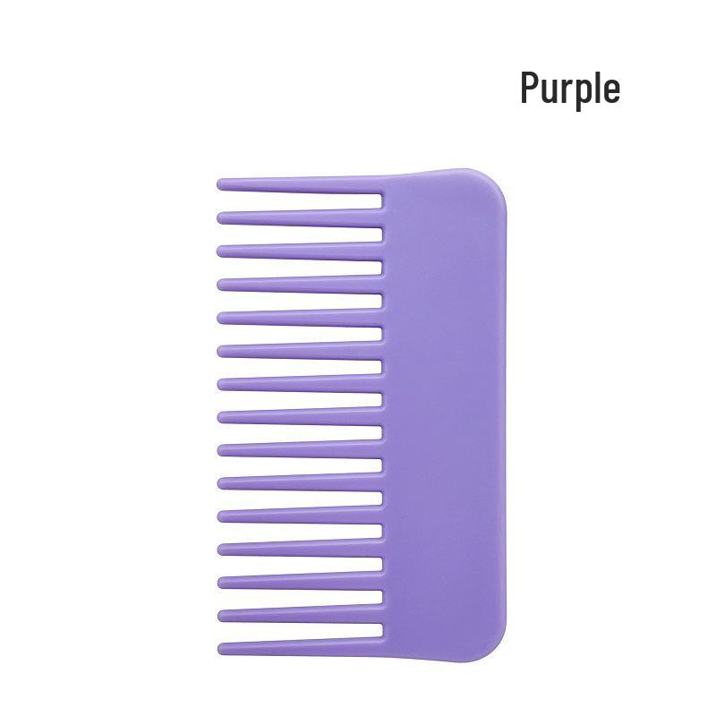 Matte Anti-Tangle Handheld Comb for Smoothing, Styling, and Scalp Massage