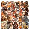 Inspirational Phrase Stickers 60Pcs Punch Monkey Cartoon Vinyl Sticker Set Fun Waterproof Laptop Decoration Decals for Laptops Water Bottles