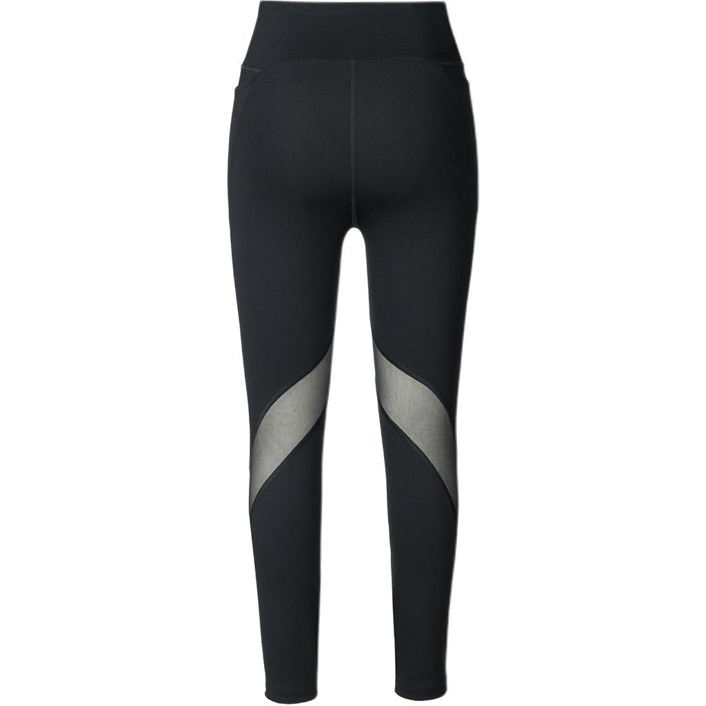 Under Armour Mid Rise Casual Breathable Fitted Sports Pants Women bottoms Black 1389871-001