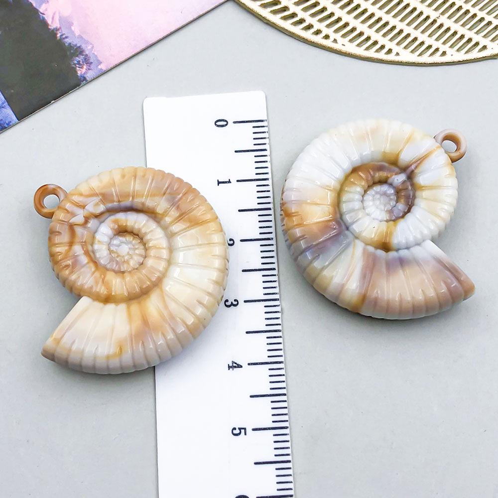 New Acrylic Ocean Conch & Starfish Pendant Charm for DIY Bracelets & Necklaces