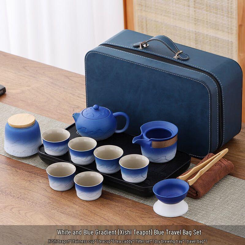 Nordic Ceramic Travel Tea Set