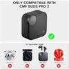 Secure Lock for CMF Buds Pro 2 / Buds 2 Plus Case Cover, Clear