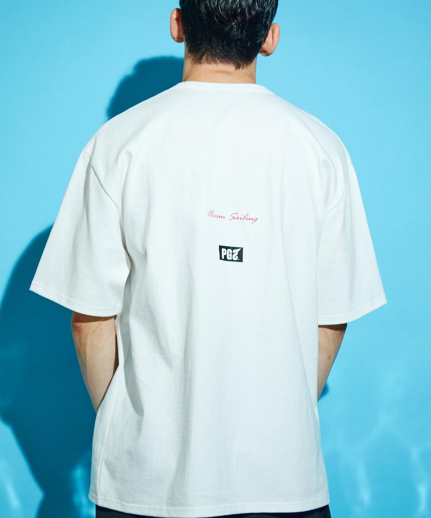 PIGLES Pgs Rope Motif Print T-Shirt (White)