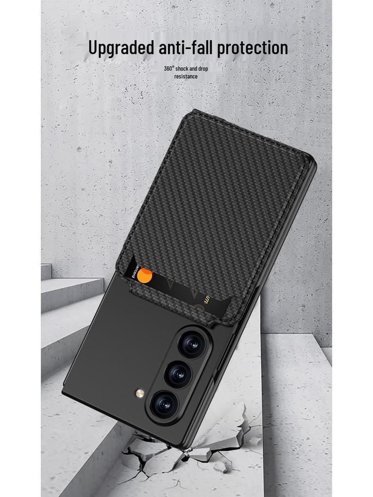 Magnetic Card Holder Stand Case for Samsung Z Fold7/6/5 - Multifunctional, Detachable, Ultra-thin Protection