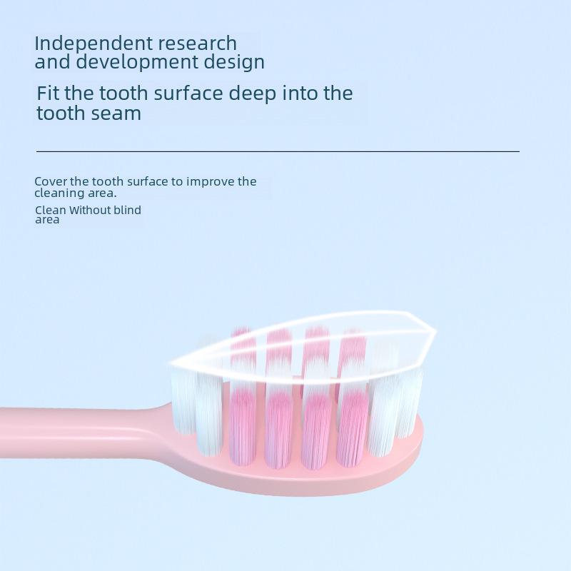 Smart Electric Toothbrush Replacement Heads - DuPont Soft Bristles, 3-Pack for Adults & Children