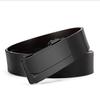 Simple Men's Belt Automatic Buckle Genuine Leather Belt for Men Young Men Business Versatile Cowhide Belt for Men Middle Aged and Young Men