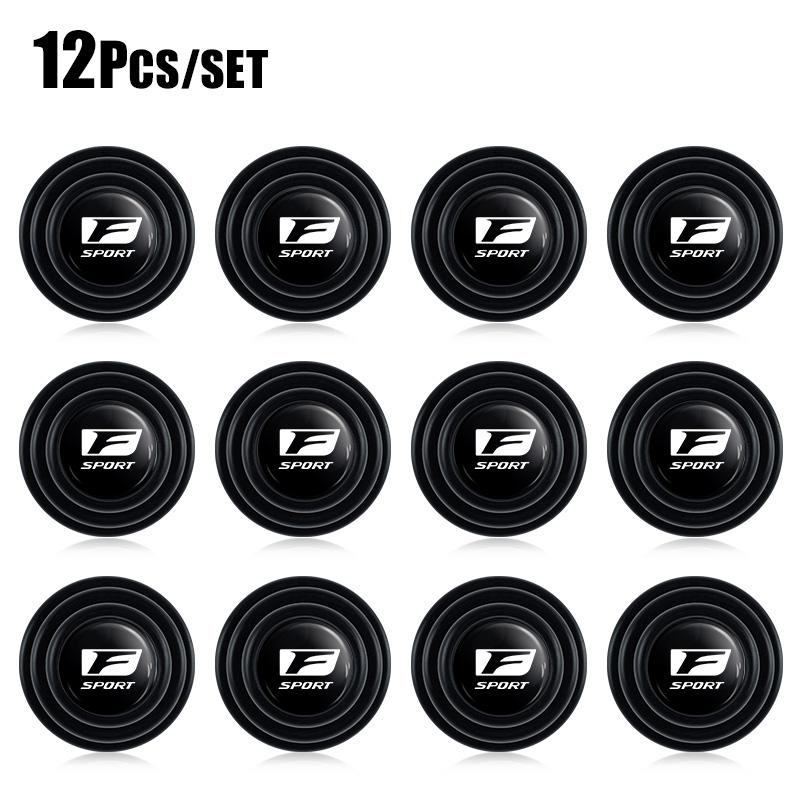 12 ks Tlumič dveří auta Nárazuvzdorná protihluková podložka Těsnění pro Lexus F-SPORT ES RX NX LS UX LM LX GX LC RZ IS CT GS RC HS