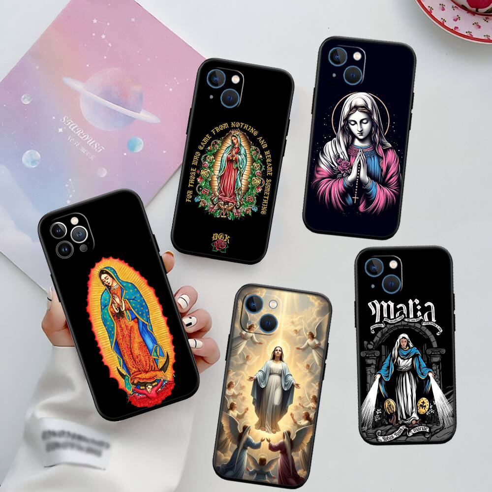 Virgen Maria Case for Samsung A06 A35 A25 A24 A15 A05S A05 M55 M35 M15 A02 A12 A13 A10 A16 A20 A30 A22 A31 A32 A33 A42 A50