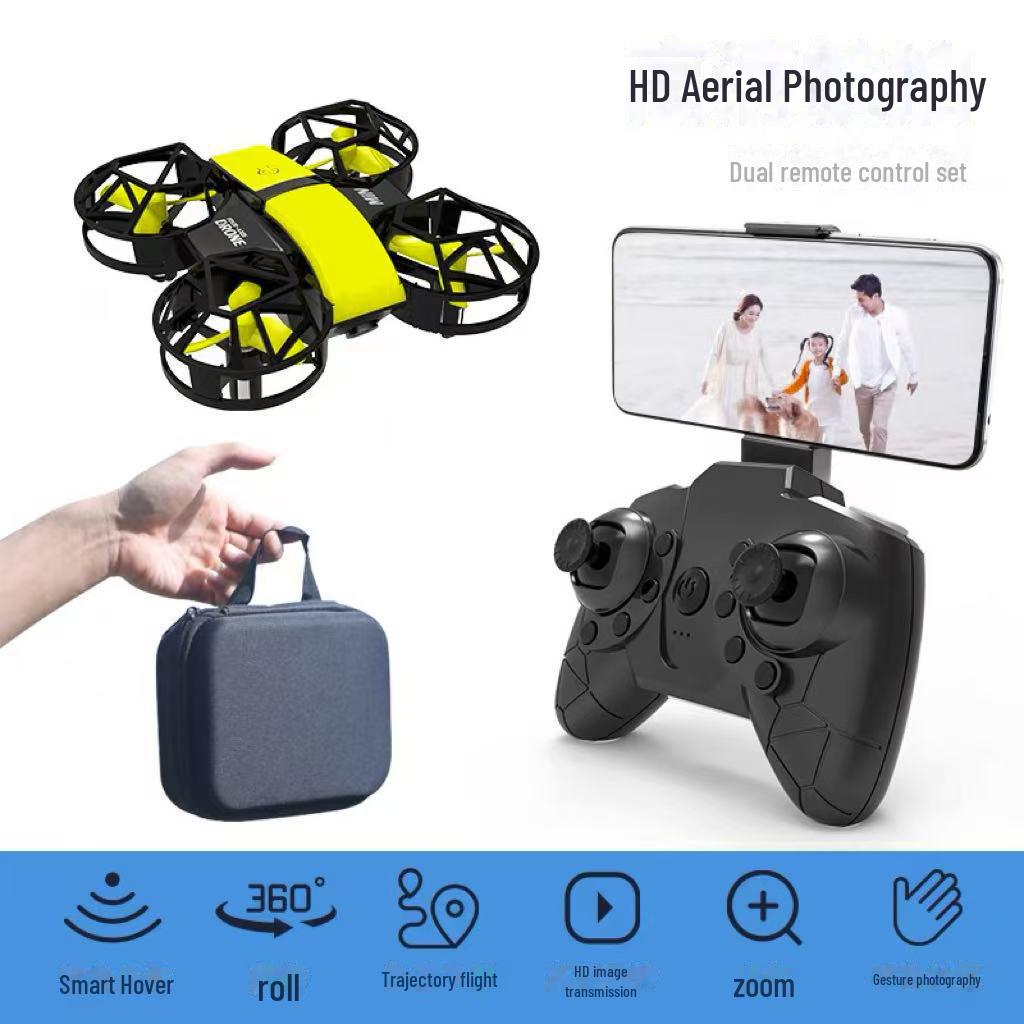 Lingke Advanced Mini-Drohne mit Kamera – Schwarz, ferngesteuertes Spielzeug für Kinder