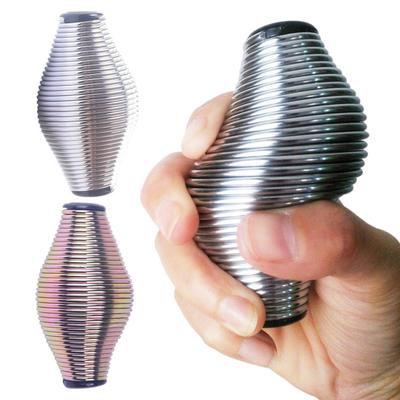 Metal Spring Stress Ball Grip Strength Training Muscular Relaxation Spring Hand Exerciser Adults Anxiety Relief Office Desk Fidget Toy