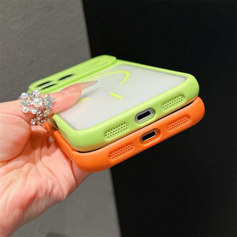 Luxury Matte Translucent Magnetic Case For iPhone 17 Air 16 15 14 13 12 11 Pro Max Plus For Magsafe Charge Shockproof Hard Cover
