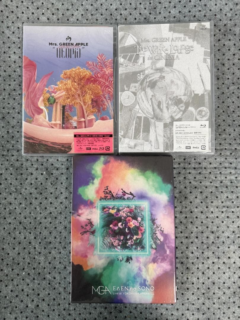 

[USED] Mrs.GREEN APPLE Regular Edition Blu-ray 3 works