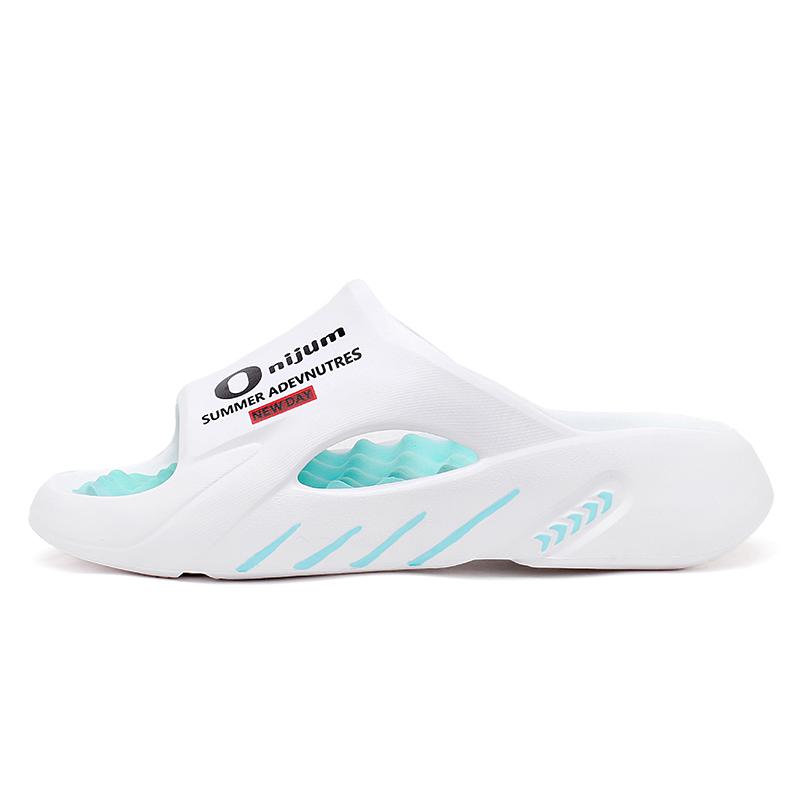 

2024 Новые мужские массажные тапочки, сланцы, сандалии для дома и улицы, пляжная повседневная обувь, удобная подошва, мужские тапочки, большой размер 38-47 38-39