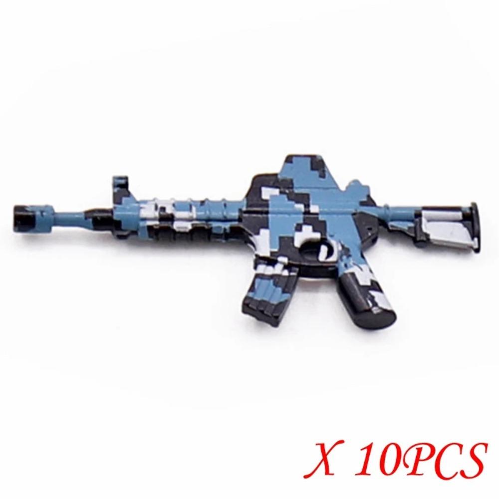 Låsbar Militær MOC Våpenveske Våpen Hunder Fallskjerm Byggeklosser Leker For Barn med Militære Låsbare SWAT Leker