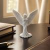 3D-gedruckte elegante Engelsfigur mit großen Flügeln, dekorative Engelsstatue, Engels-Kunsthandwerk Dekoration für Regal im Zuhause, Büro, Hochzeitsdekoration