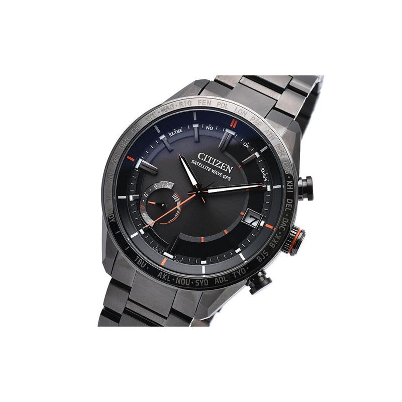 Citizen Quartz Movement Titanium Strap Watch Men's Watches Black Dial CC3085-51E