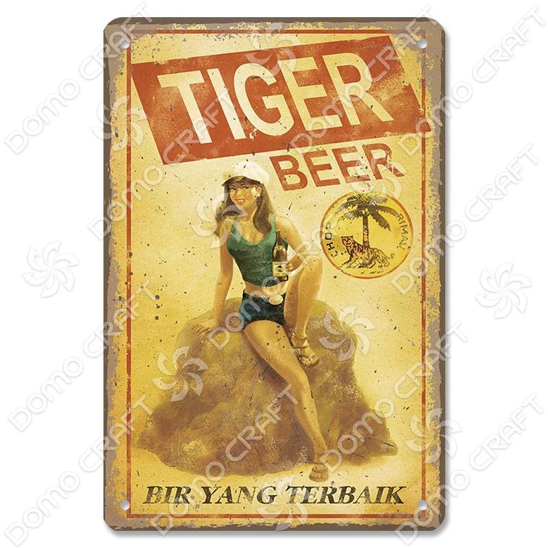 Japon yemekleri posteri Metal plak teneke işareti Vintage Ramen bira Metal plakalar duvar dekoru Bar Pub mutfak ev